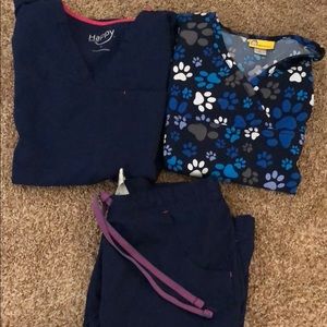 Navy Scrub Set